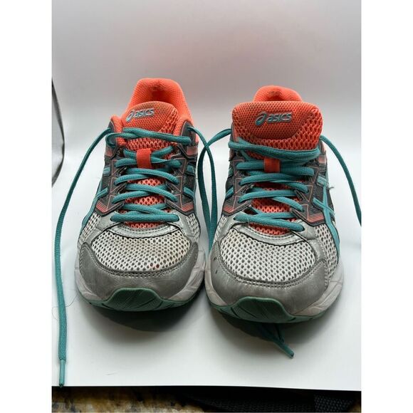ASICS Gel Contend‎ 3 Running Shoes Women's Grey Pink Aqua F820316 - Picture 1 of 3